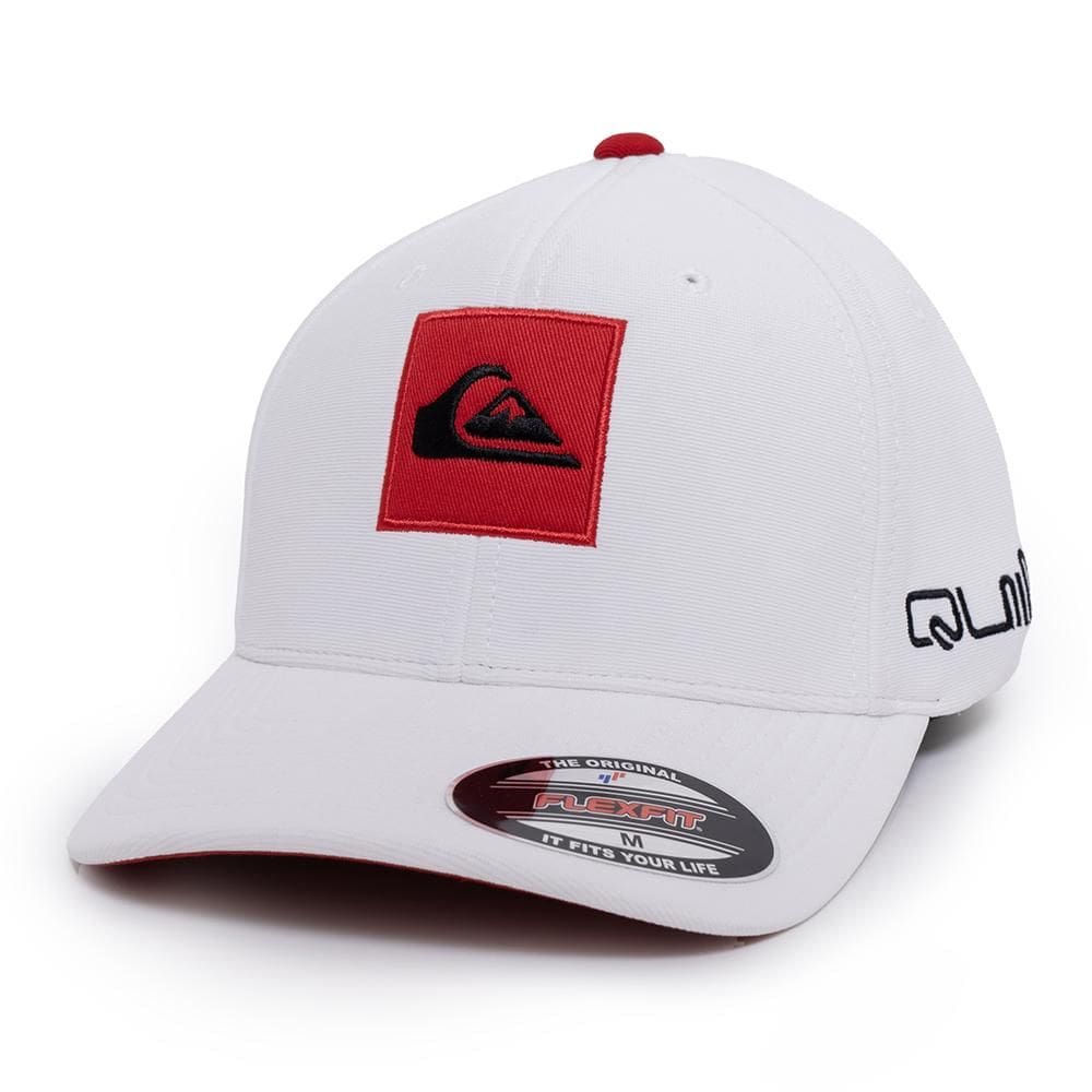 Boné Quiksilver Aba Curva Emb Square WT25 White