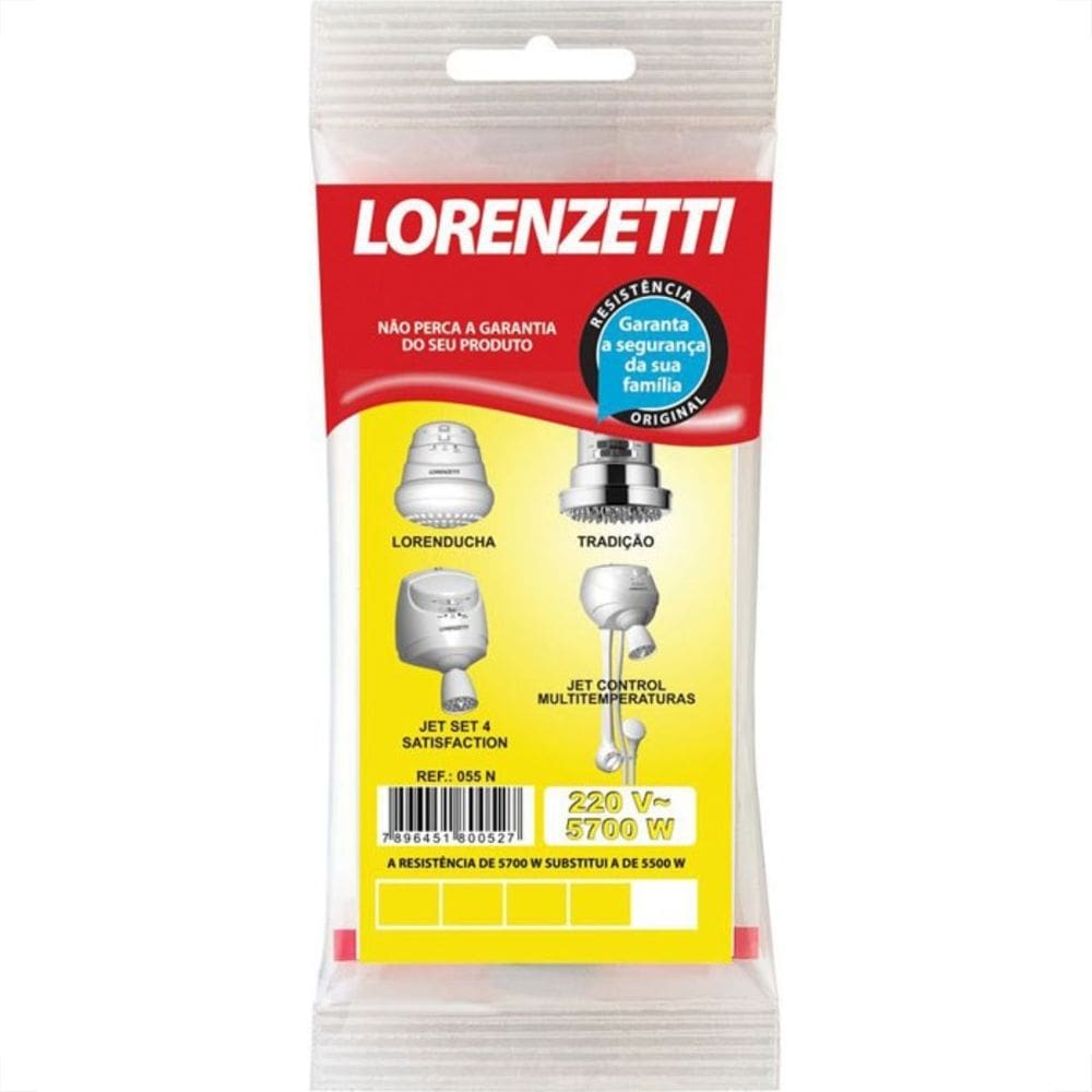 Resistencia Lorenzetti Tradicional 220V 5500W 055N