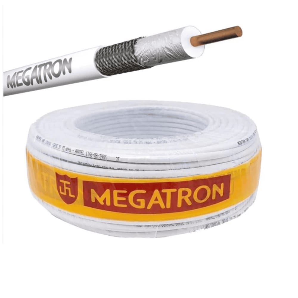 Cabo Coaxial RF 0,4/2,5 + 2X26AWG Mono 100M BR