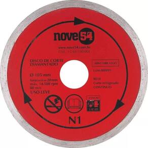 Disco Diâmetro 105Mm Nº1  - Nove54 12.68.100.001