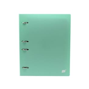Fichário Colegial Yes 4 Argolas Azul Pastel