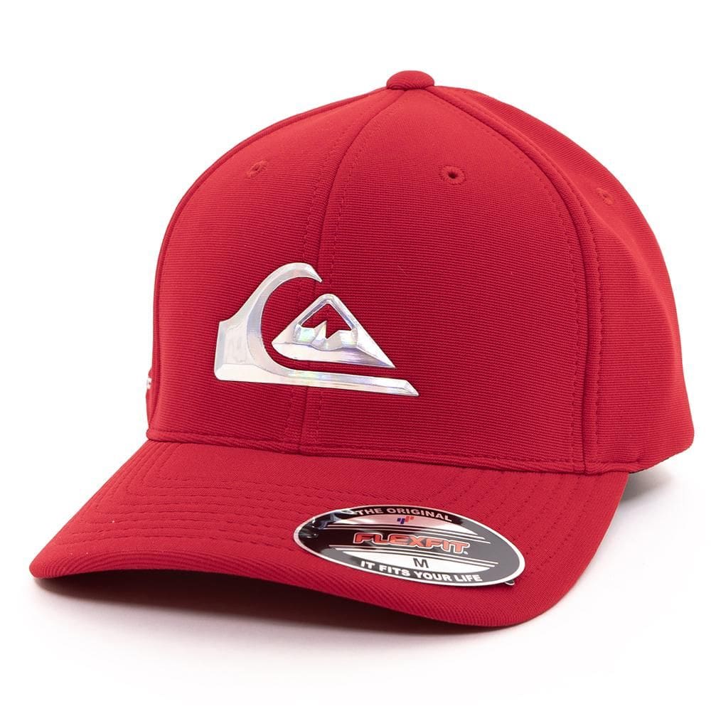 Boné Quiksilver Aba Curva Hologram 3D Logo WT25 Red
