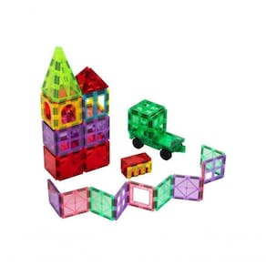 Brinquedo Didatico Construção Magnética 100pçs Hg Toys-lt648