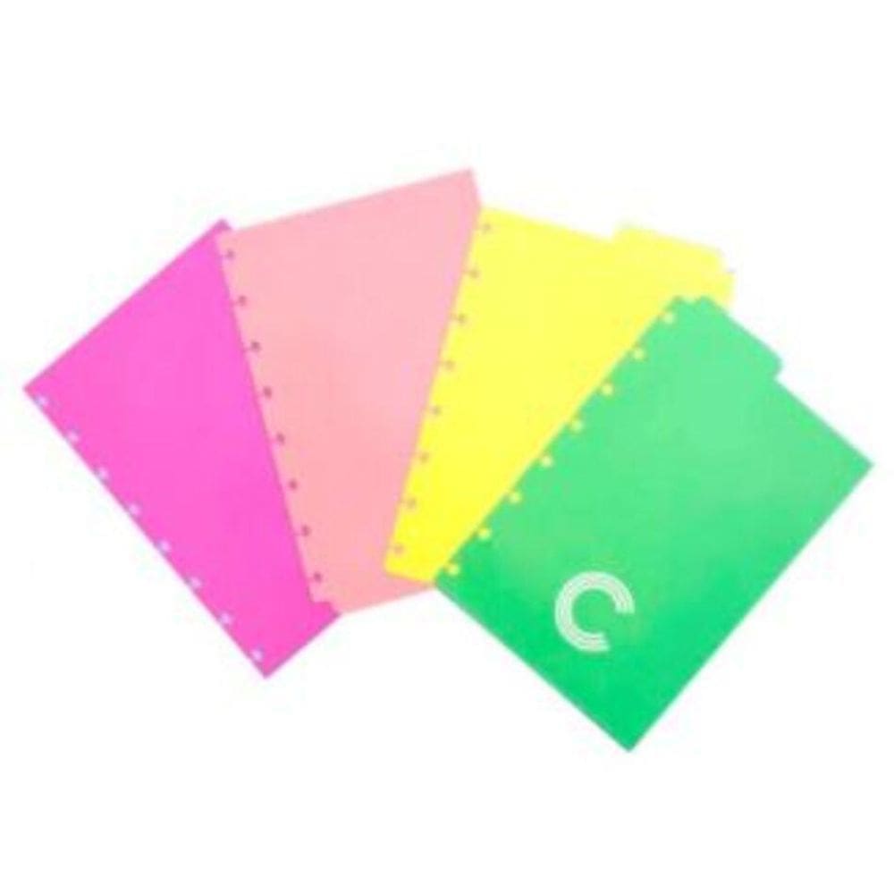 Divisória Pastel A5 Para Caderno Inteligente