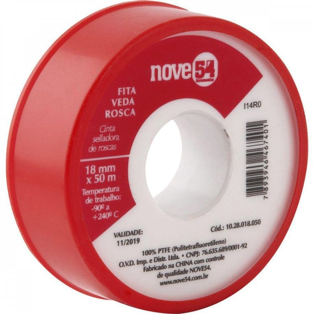 Fita Veda Rosca 18Mmx50M Nove54