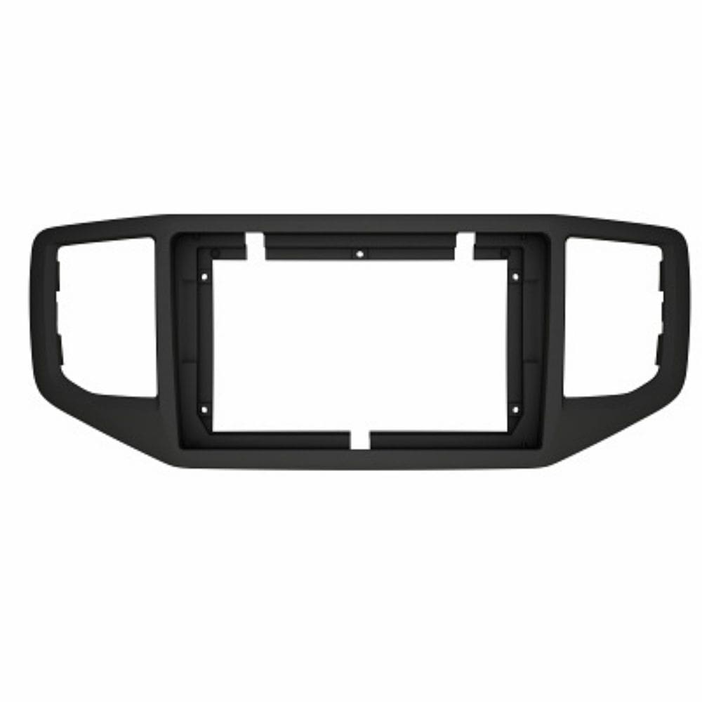 Moldura Fiamon 9" Compatível com Novo Amarok 17/ 21 Preto Fosco