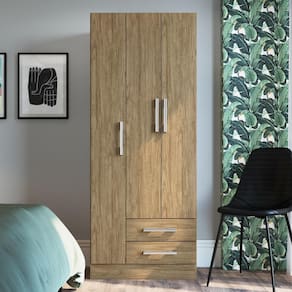 Guarda-Roupa 3 Portas E 2 Gavetas Rp1320 Basic Decibal