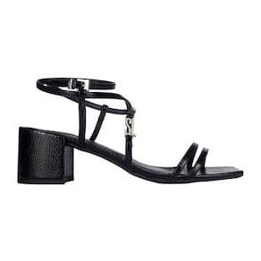 Sandália Santa Lolla Verniz Glossy Salto Bloco