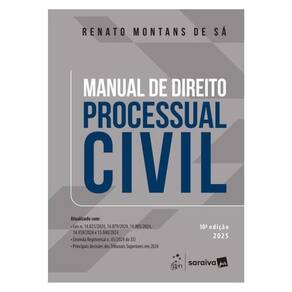 Manual De Direito Processual Civil - 10ª Edição 2025