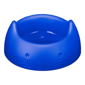 Comedouro Gato 200Ml Azul