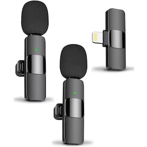 Microfone de Lapela sem fio Lightning Dois Canais Duplo, 9705 , MD9