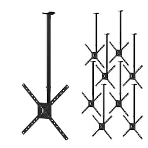 Suporte de Teto para TV 10`` até 60`` com ajuste de ângulos e giro 360º Brasforma SBRP1050 - 9 Unidades