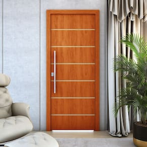 Porta De Madeira Frisada U.V 210cm x 90cm - R50VL