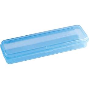 Estojo Plástico Plus Azul