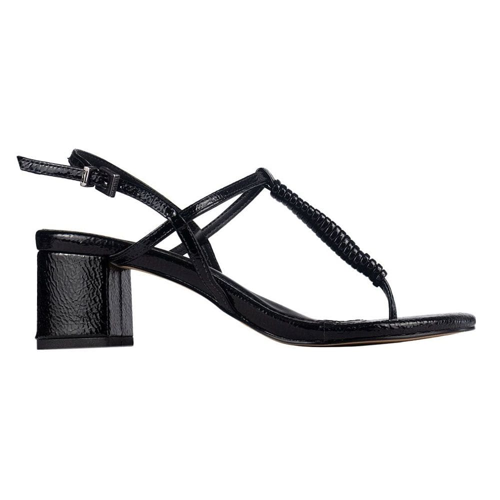 Sandália Santa Lolla Verniz Salto Bloco Soft