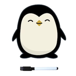 Lousa Magnética Imã De Geladeira Porta Recados Pinguim Prana