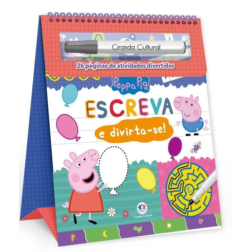 Escreva e Divirta-se! - Peppa Pig