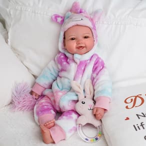 Baby Doll BABESIDE Realistic 43 cm com acessórios de 3 anos ou mais