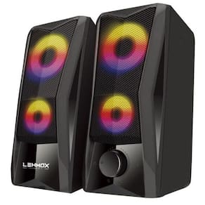 Caixas de Som para PC Usb Ultra Led 3w Luzes Rgb Dinamico