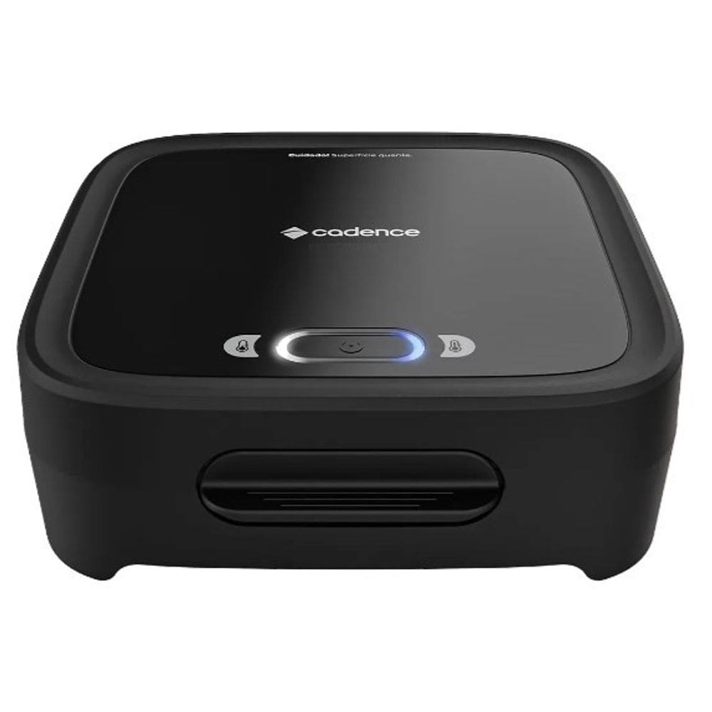 Sanduicheira Eletrica 750W Cadence Antiaderente Preta 220V