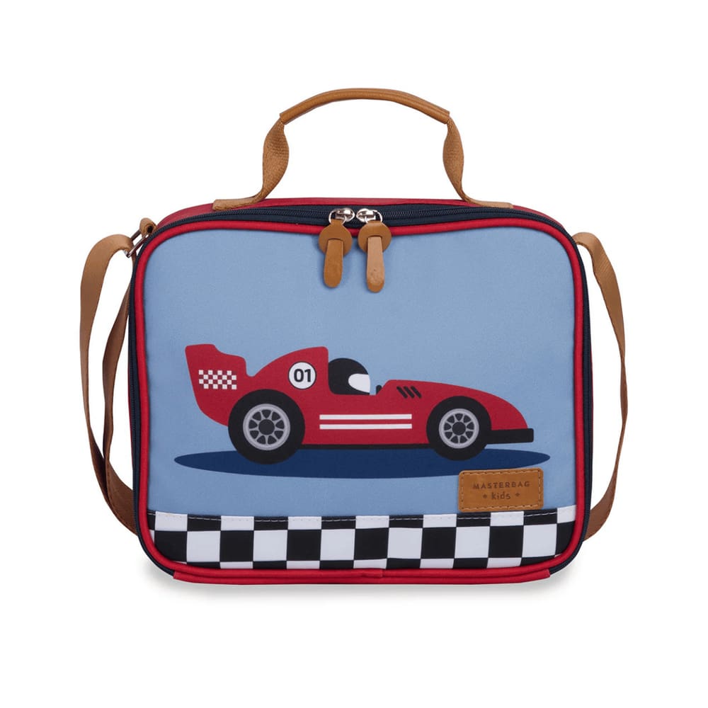 Lancheira Kids Carros Vermelho - Masterbag