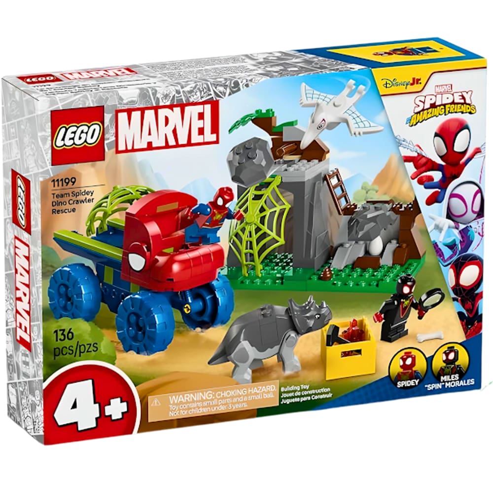 Lego Marvel Equipe Spidey Dino ao Resgate 11199