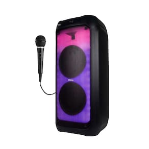 Caixa de Som Amplificada Philco PCX7200 FullLed Bluetooth 1350W-1 Mic