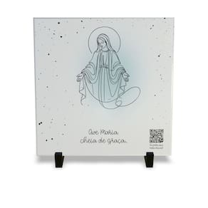 Azulejo Personalizado Coleção Religiosa Com QR Code Oracões