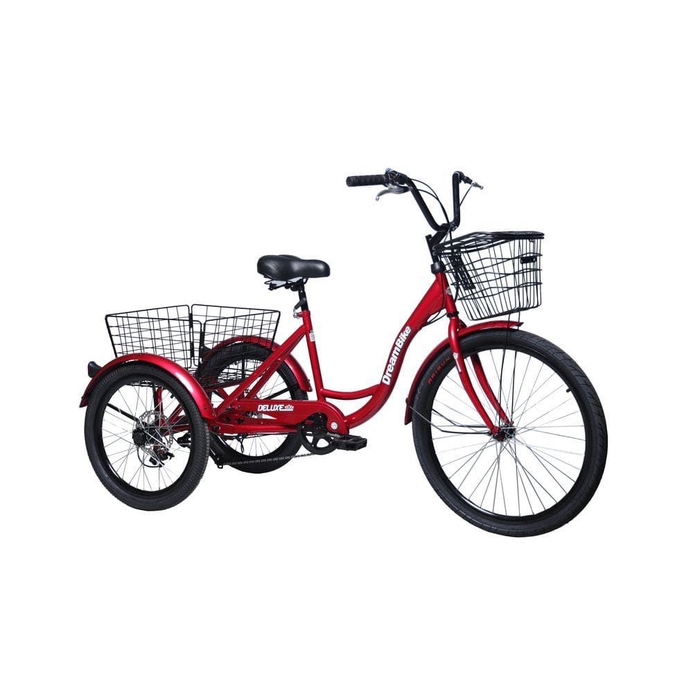 Triciclo Deluxe com marcha Vermelho - Dream Bike
