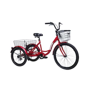 Triciclo Deluxe com marcha Vermelho - Dream Bike