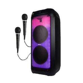 Caixa de Som Amplificada Philco PCX7200 FullLed Bluetooth 1350W-2 Mic
