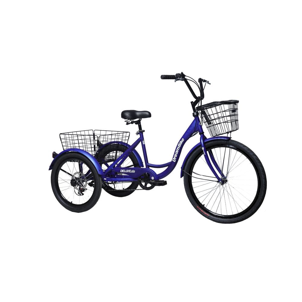 Triciclo Deluxe com marcha Azul - Dream Bike