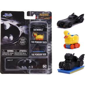 Batman - Nano Hollywood Rides - 1,65 Polegadas - Jada Toys