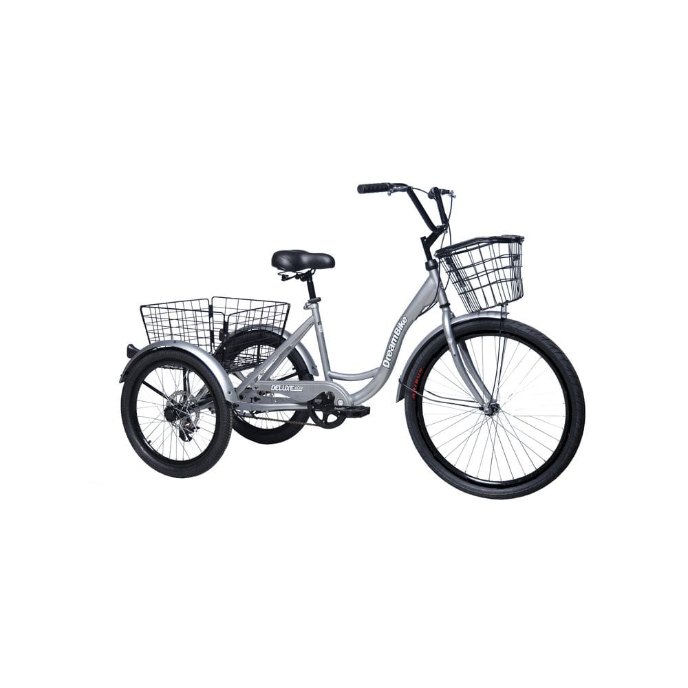 Triciclo Deluxe Prata - Dream Bike