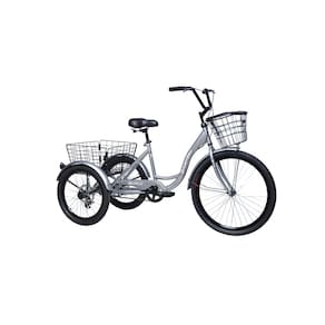 Triciclo Deluxe Prata - Dream Bike