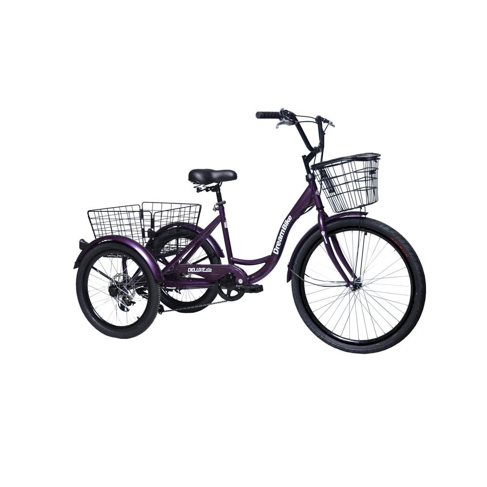 Triciclo Deluxe com marcha Roxo - Dream Bike