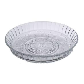 Prato Para Bolo Vidro Tripoli Com Borda 30cm - Lehaví