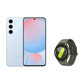 Celular Samsung Galaxy S24 FE (128GB) Azul + Galaxy Watch7 BT 44mm - Verde