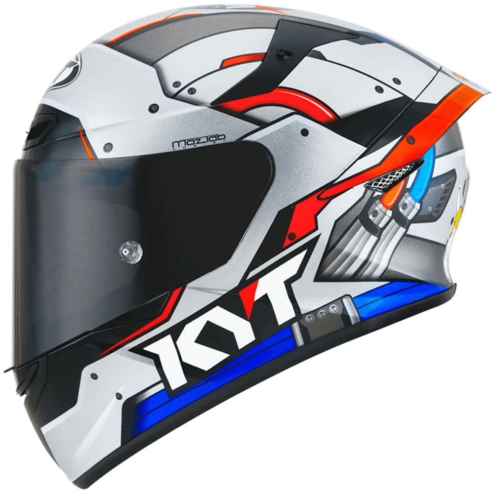 Capacete KYT TT Course Ratthapark Space Monkey Azul