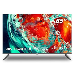 Smart TV 65" HQ 4K 3 HDMI 2 USB WI-FI Design Slim e tela Frameless