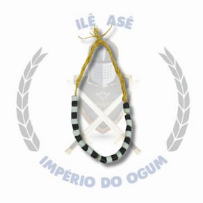 Colar Coral Africano - Preto C/ Branco