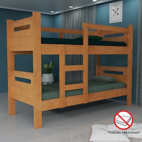 Beliche Solteiro MDF Compacto p/ Chácara Pousada Cerejeira