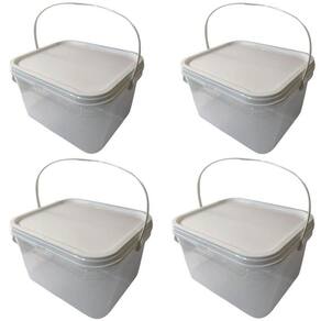 Balde Para Bola De Tênis 2.4 Litros-Kit 4 Pçs