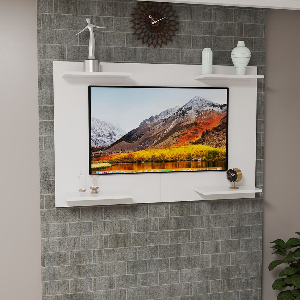 Painel para TV até 50 Pol em MDF Laqueado de Alta Qualidade