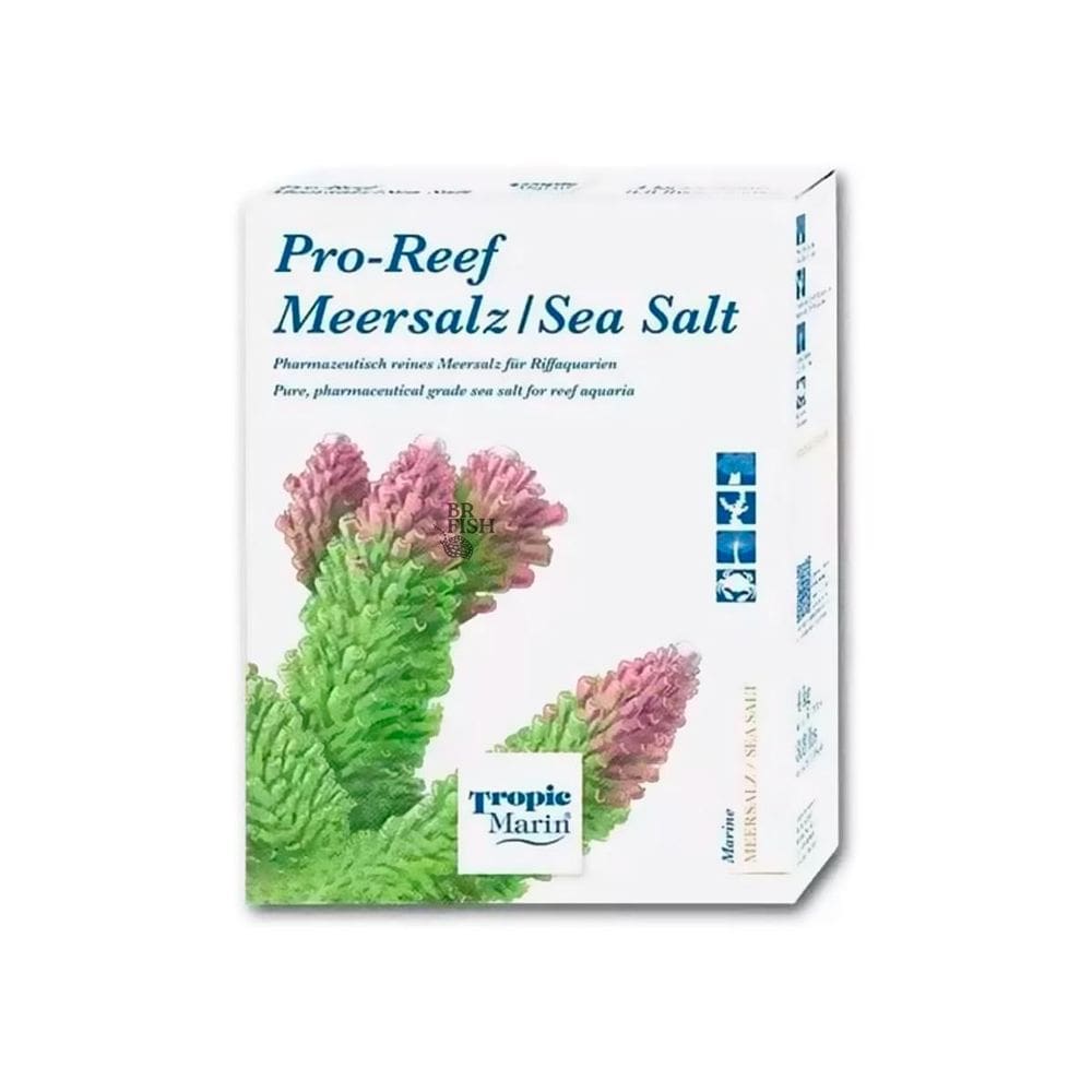 Sal Marinho Tropic Marin Pro-Reef Aquário Com Corais 4 Kg