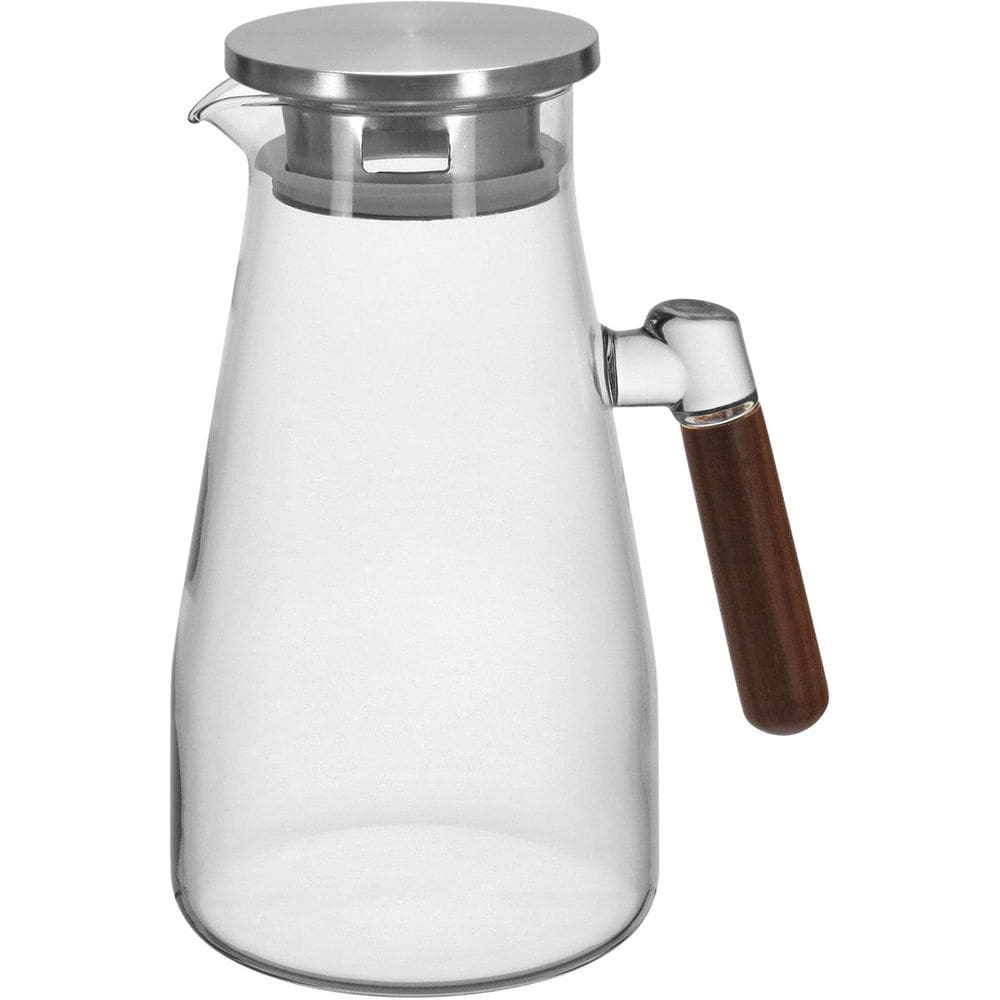 JARRA SUCO AGUA HOME&CO TAMPA INOX BOROSSILICATO 1,9L 23x13x13cm TRANSPARENTE