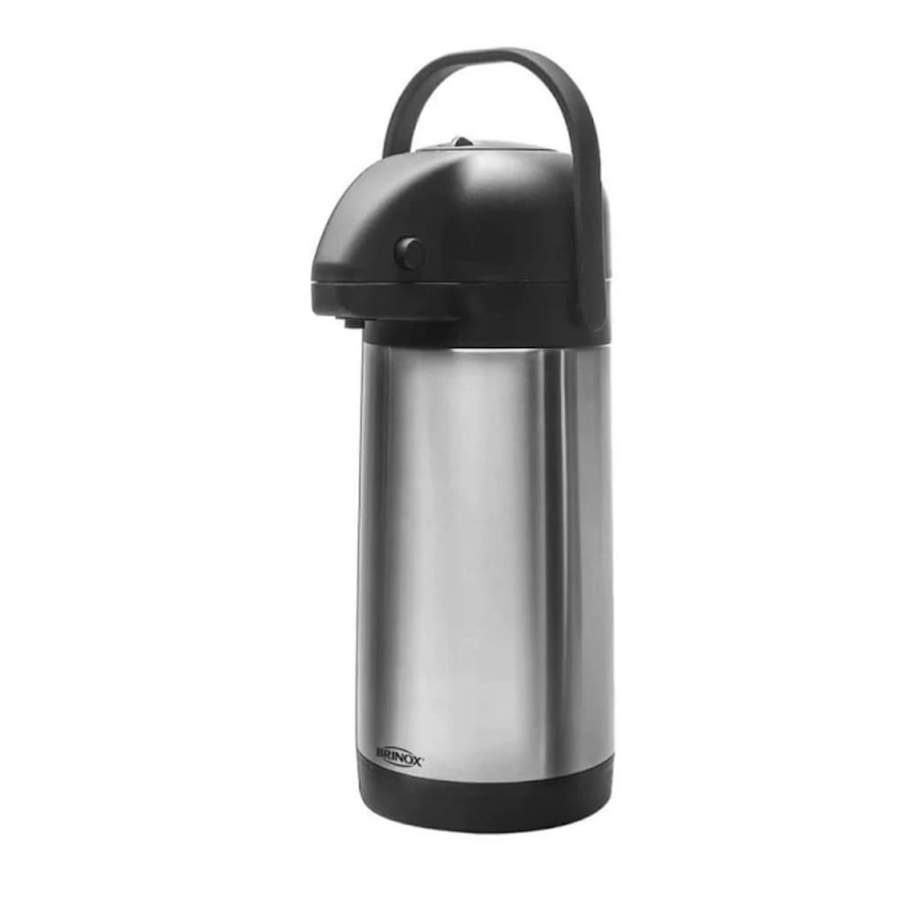 Garrafa Térmica C/Bomba De Pressão Café Chá Inox Brinox 1,9L