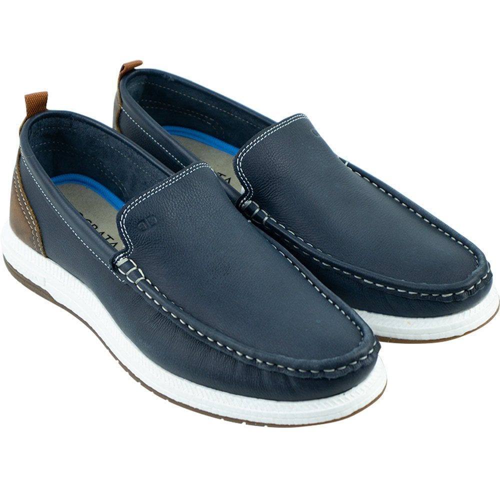 Mocassim Democrata Easy Flop Pulse Navy Masculino