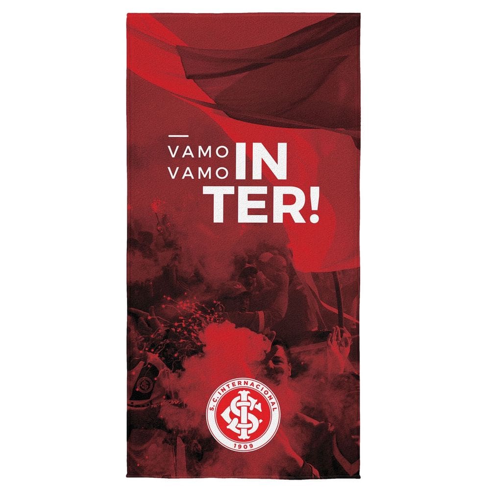 Toalha Banho SC Internacional Praia Banho Aveludada Times Grande