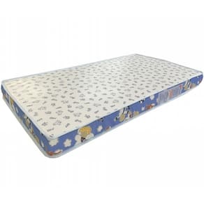 Colchão Para Berço 70x130x10 Espuma D18 Bordado Baby Physical Azul - Ortobom